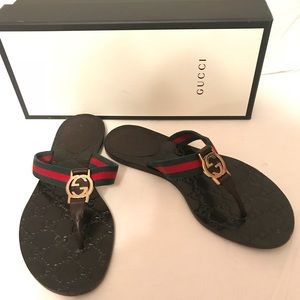 Gucci GG logo Sandal size 37 1/2